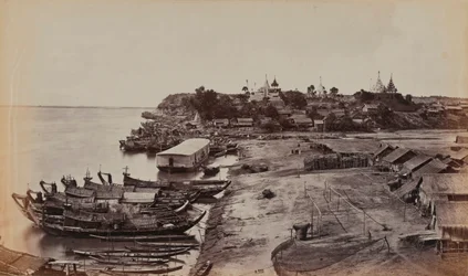 Dorf am Irrawaddy